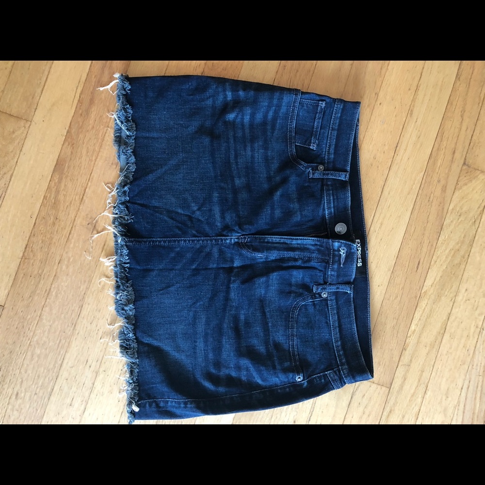 Express Denim mini skirt size 12